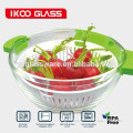 hot selling 50.68oz borosilicateglass jars for food with PP lid